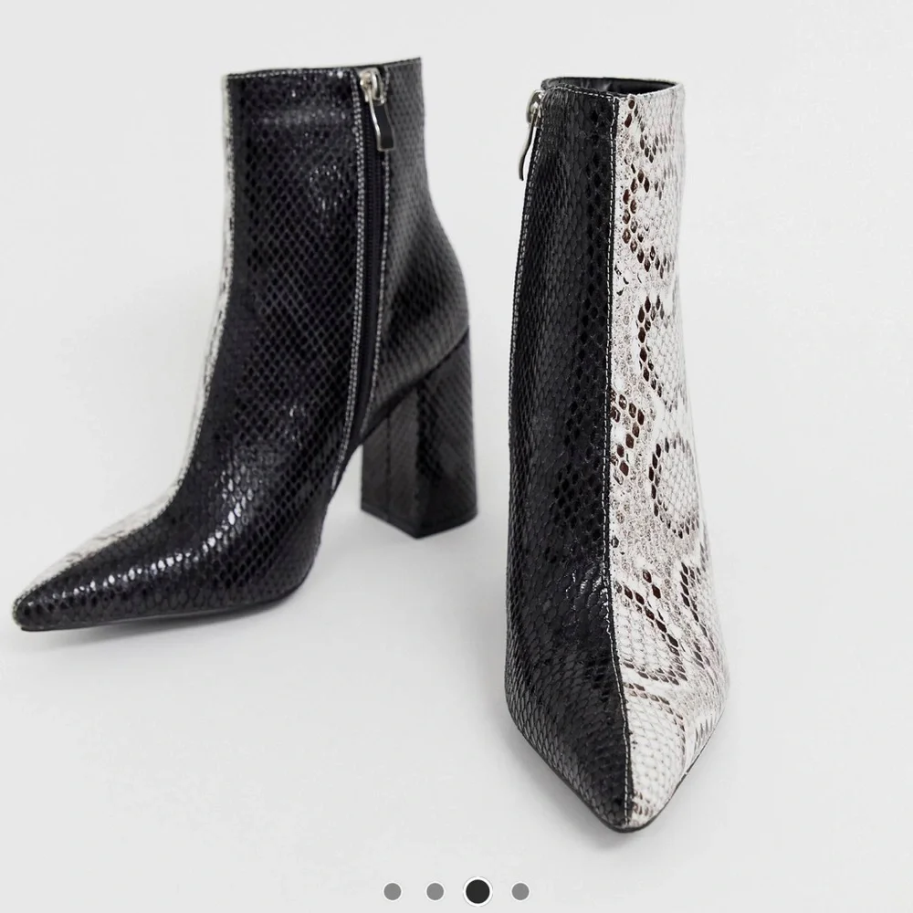 Public Desire Snake Skin Boot - Picture 2 of 3